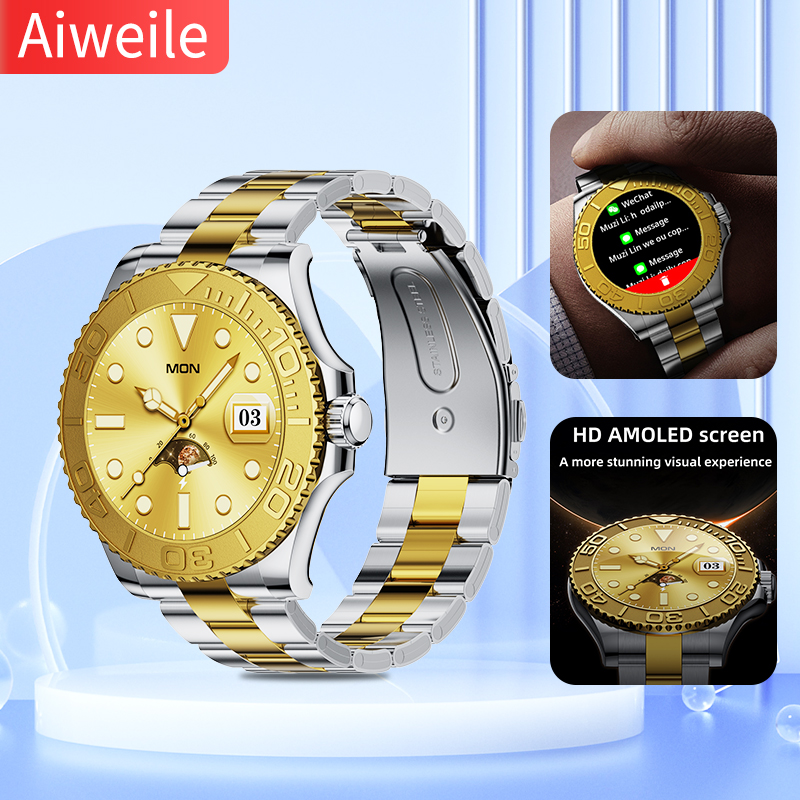 Japanese Man Lifestyle - Aiweile AW46 jam tangan pintar pria,