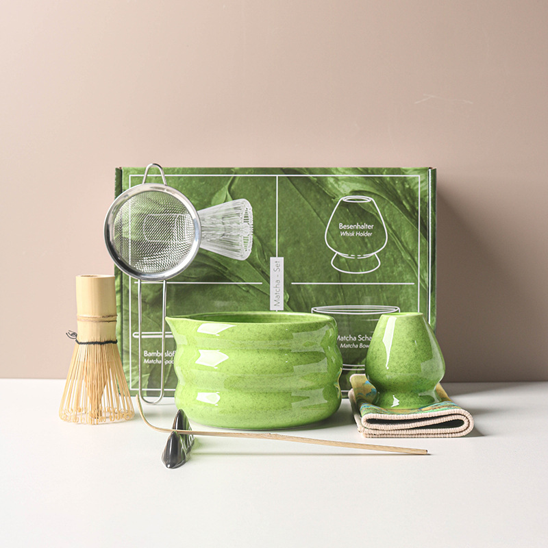 Matcha Bowl Chawan - 4/7PCS Set Matcha Jepang Mangkuk Matcha