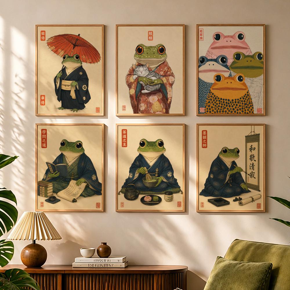 Japanese Lifestyle Japanese - Poster Kanvas Kaligrafi Lukisan Gaya Hidup
