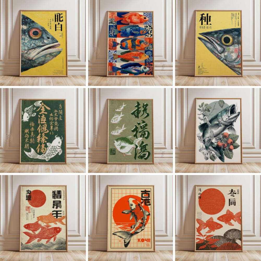 Poster Ikan Mas Jepang, Poster - Japanese Zen Lifestyle ulasan dan harga