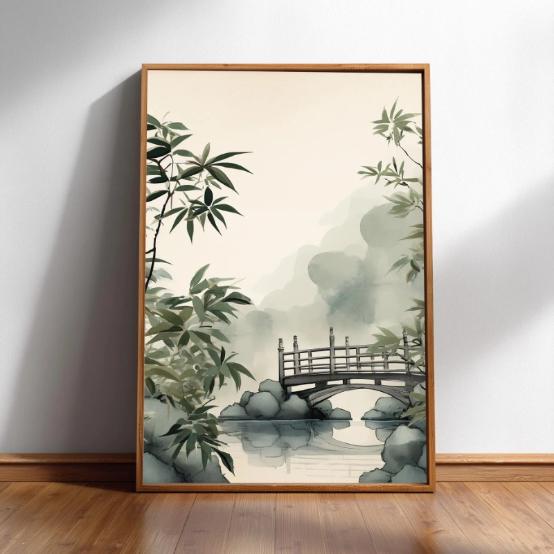 Seni Dinding Japandi Minimalis - Japanese Zen Lifestyle ulasan dan harga