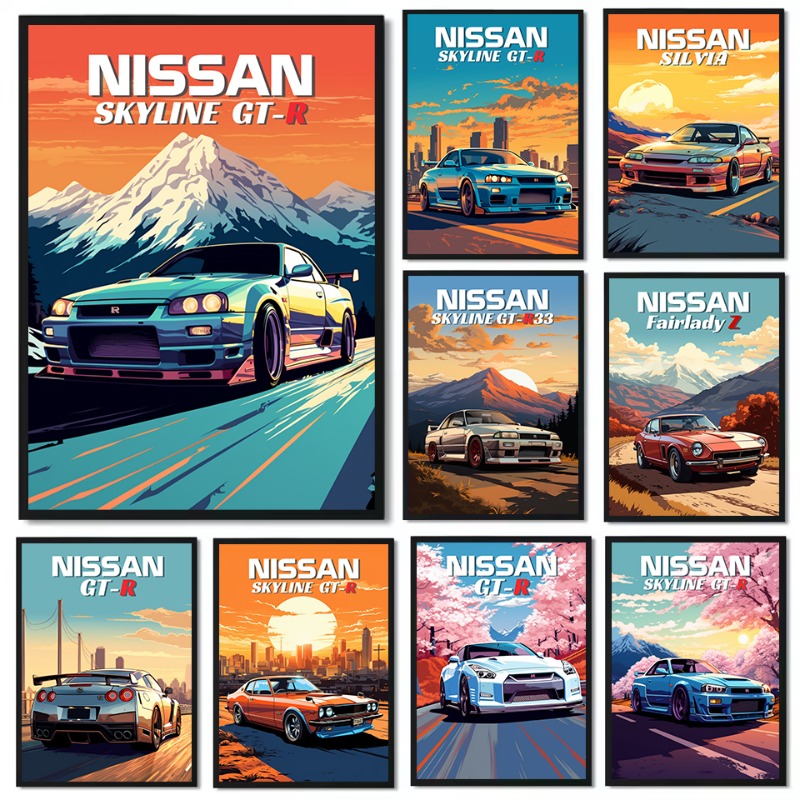 Poster Mobil Sport Klasik Jepa - Japanese Lifestyle Japanese ulasan dan harga