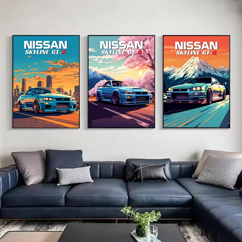 Poster Mobil Sport Klasik Jepa - Japanese Lifestyle Japanese ulasan dan harga