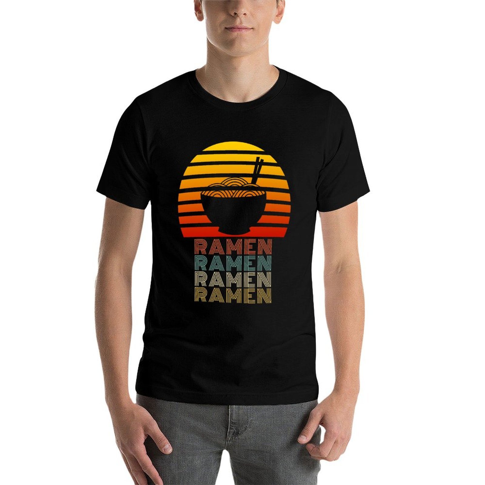 Ramen Life Kaos Gaya Retro Vin - Japanese Man Lifestyle ulasan dan harga