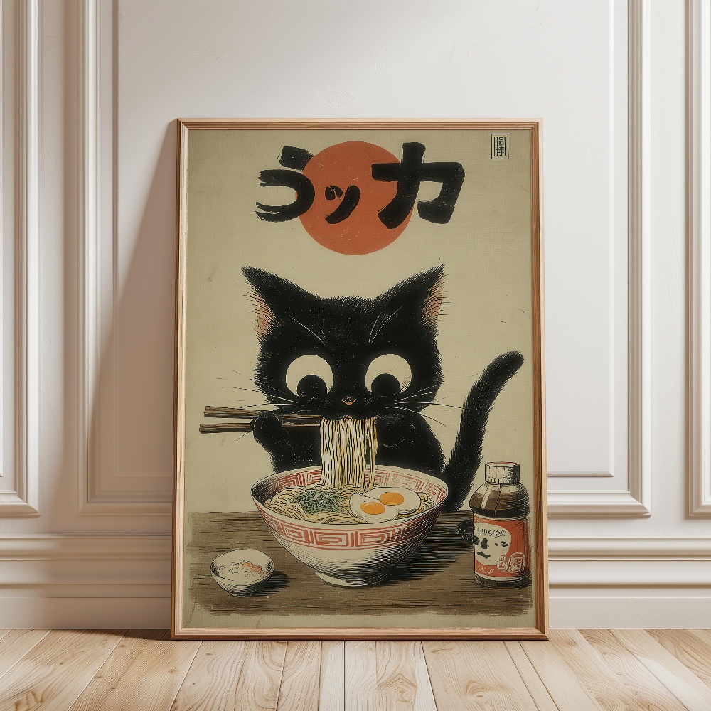 Kucing Hitam Makan Ramen Taman - Japanese Lifestyle Japanese ulasan dan harga