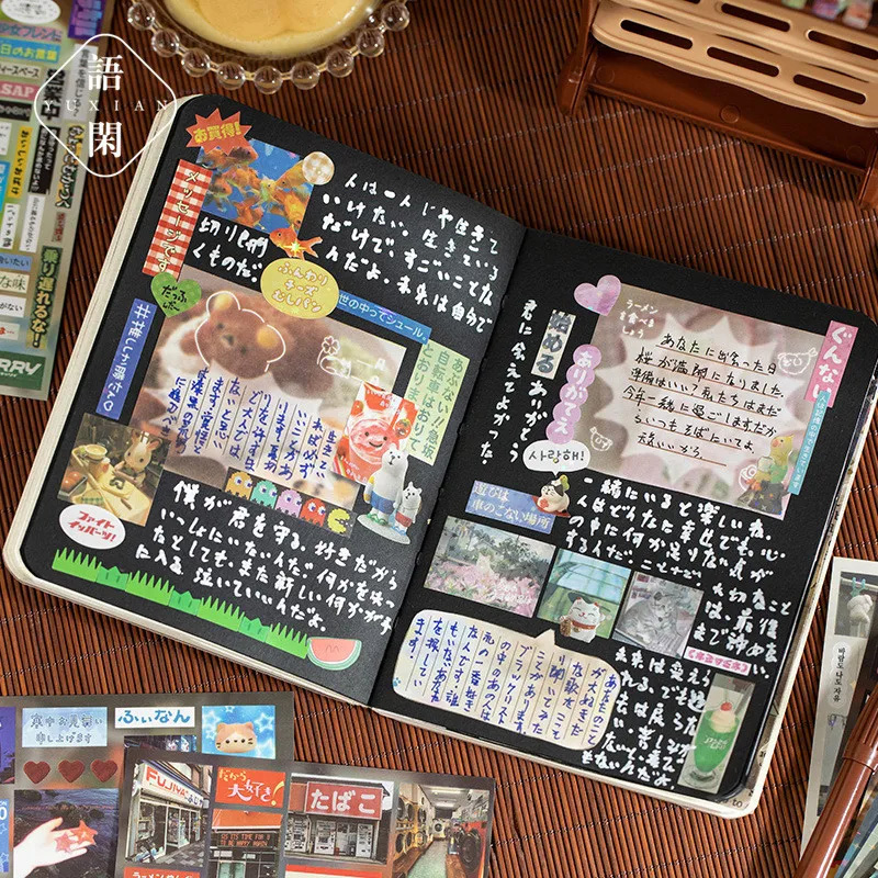 30/60 Lembar Stiker DIY Bahan  - Japanese Lifestyle Japanese ulasan dan harga
