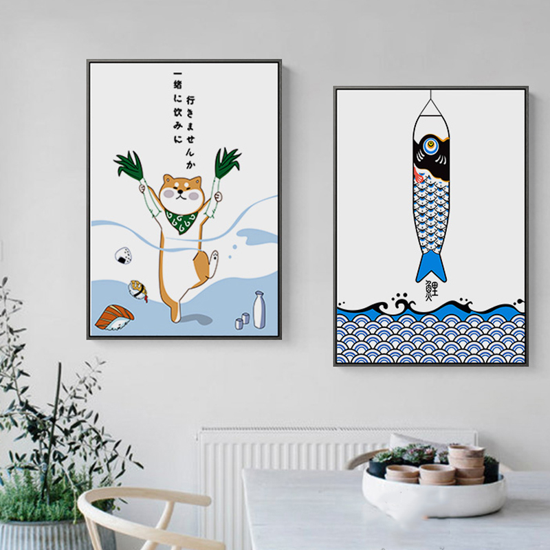 Poster ikan hewan kreatif Jepa - Japanese Lifestyle Japanese ulasan dan harga