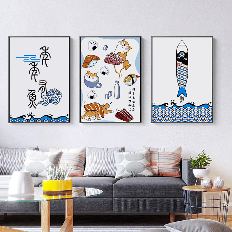 Poster ikan hewan kreatif Jepa - Japanese Lifestyle Japanese ulasan dan harga