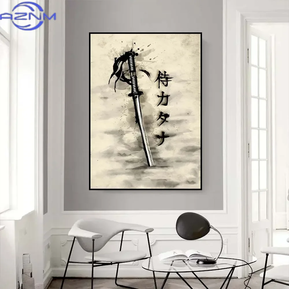 AZNM Lukisan Kanvas Poster Sen - Japanese Lifestyle Japanese ulasan dan harga