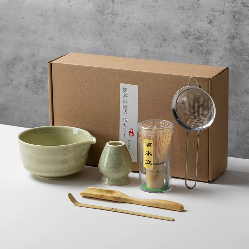 Set teh Matcha gaya Jepang, pe - Matcha Bowl Chawan ulasan dan harga