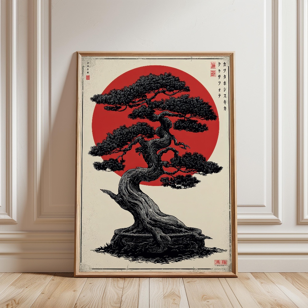 Poster Pemandangan Gunung Fuji - Japanese Zen Lifestyle ulasan dan harga