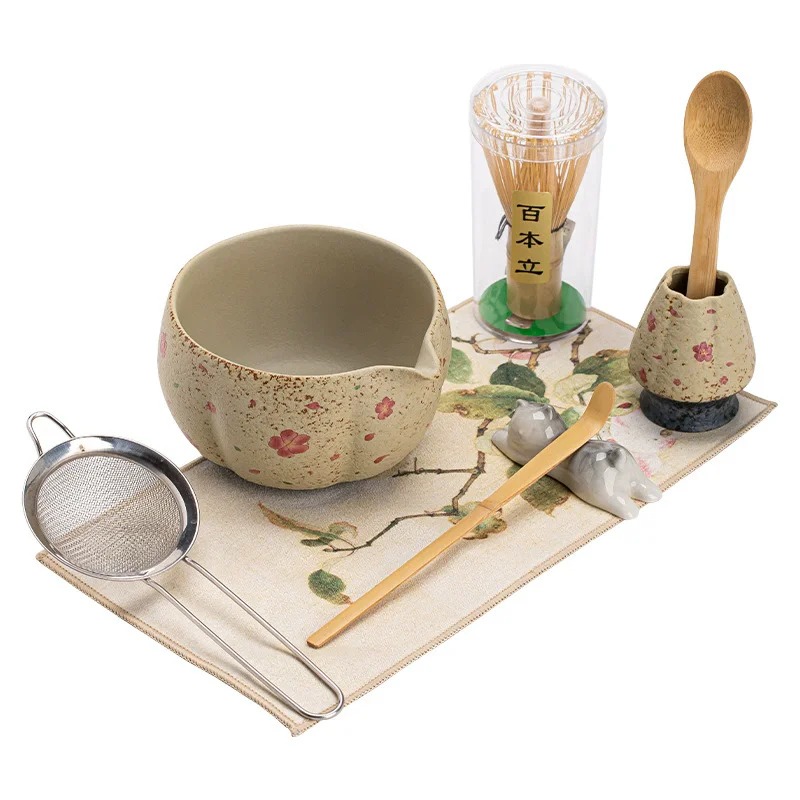 8PCS Set Pembuatan Matcha Jepa - Matcha Bowl Chawan ulasan dan harga