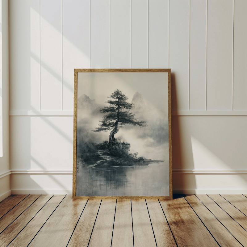 Poster Seni Pemandangan Zen Bo - Japanese Zen Lifestyle ulasan dan harga